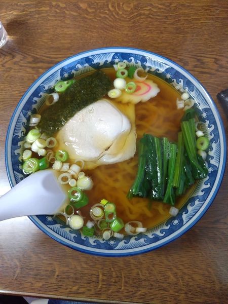 「ラーメン ﾒﾝﾏ抜き」@上海亭の写真