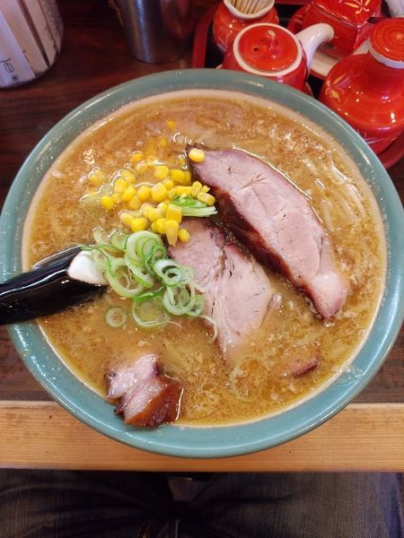 「みそチャーシューメン(S)」@手打らーめん 自慢亭の写真