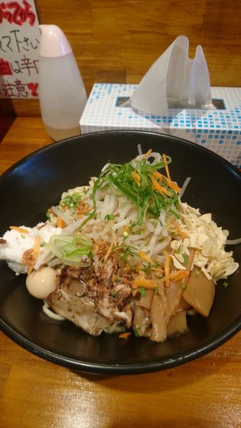 「こってり油そば」@東京油そば 堀切とんちん軒の写真