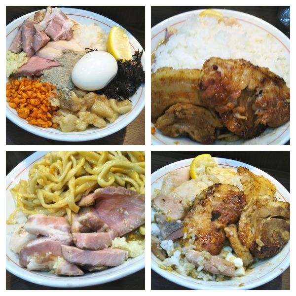 「【半周年限定】鷹の目コラボニボニボまぜソバ（追い飯付き）」@Noodle&Spice curry 今日の1番の写真