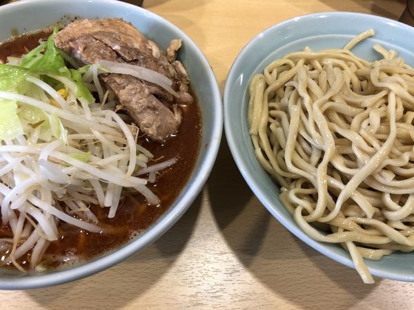 「つけ麺　蝦の呼吸　うずら」@ラーメン二郎 八王子野猿街道店2の写真
