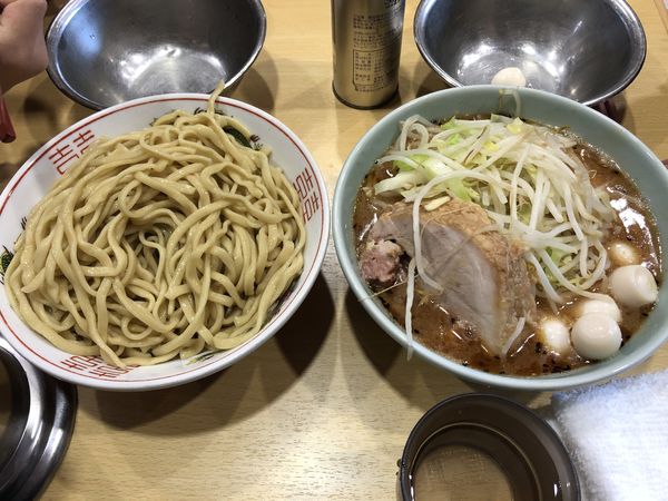 「つけ麺　うずら　ニンニク少し」@ラーメン二郎 八王子野猿街道店2の写真