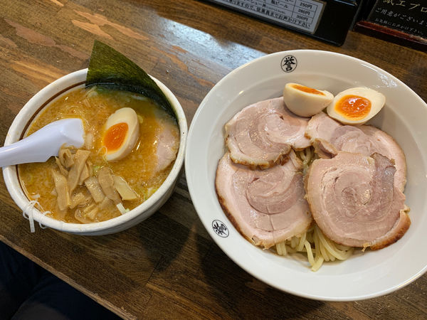 「ミソつけ麺　黒味噌」@こってりらーめん 誉の写真