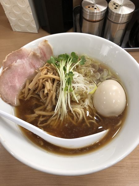 「味玉中華そば850円」@中華そば たかばんの写真