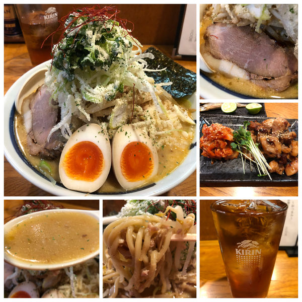 「【限定】清湯チーズ味噌 850円ウーロンハイetc」@麺屋 鶏口の写真