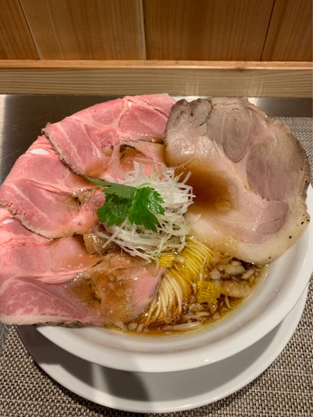 「豚醤油そば(並)」@成城青果の写真