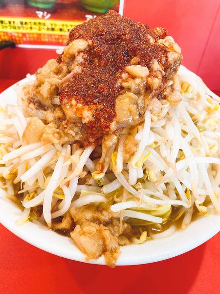 「ミニラーメン　ラー油」@立川マシマシ 太田店の写真