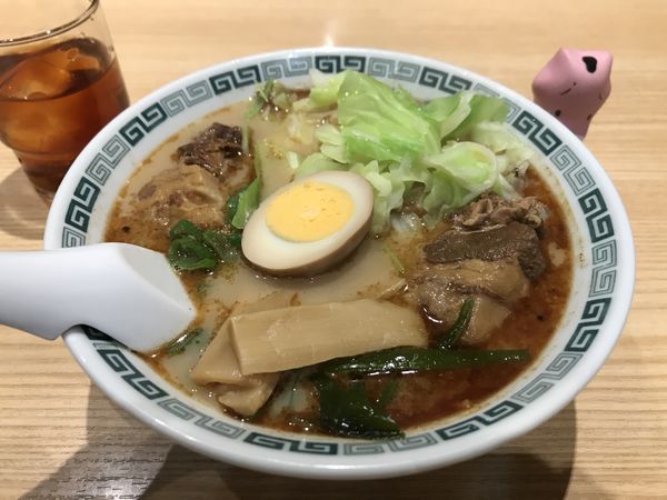 「細麺太肉」@桂花ラーメン 渋谷センター街店の写真