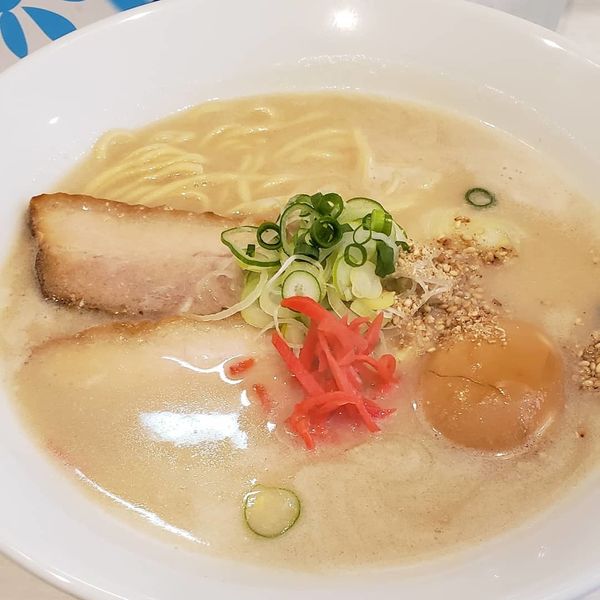 「博多風ナッツラーメン」@らーめん まいどの写真