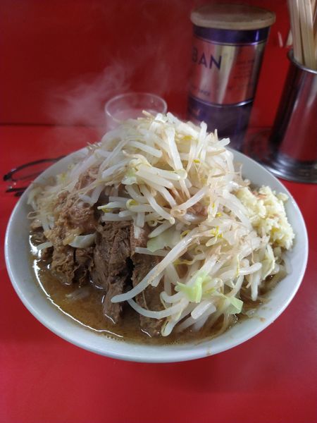 「小ラーメン+豚増し　950円」@ラーメン二郎 松戸駅前店の写真