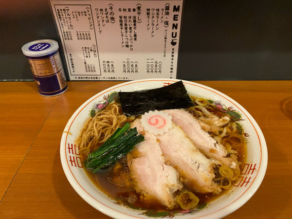 「しょうが醤油らーめん」@自家製手もみ麺 鈴ノ木の写真