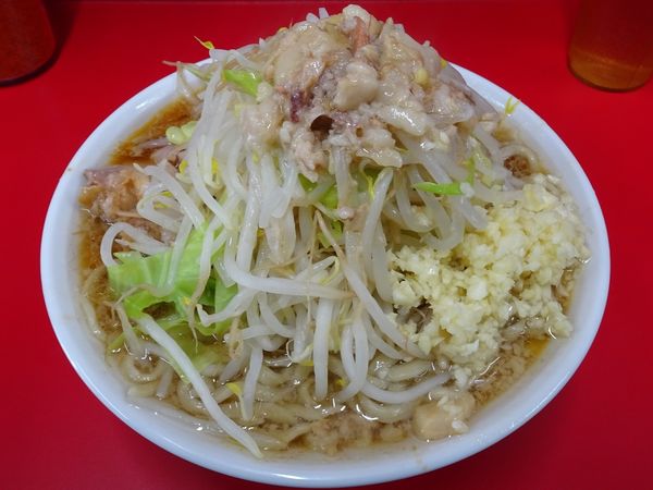 「小（750円）ヤサイニンニクアブラ」@ラーメン二郎 大宮公園駅前店の写真