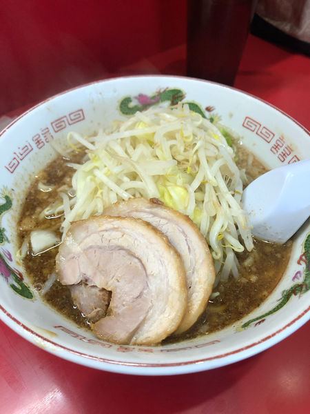 「小、味薄め、野菜普通、大蒜無し、脂無し」@赤ひげラーメンの写真