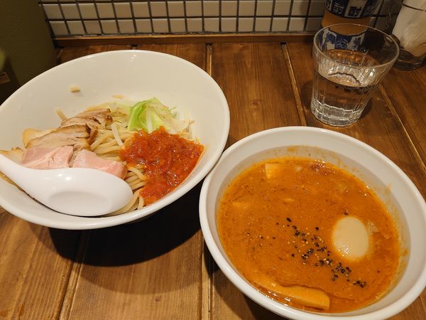「全部入りトマトつけ麺(1180円)」@カッパラーメンセンターの写真