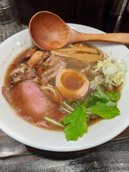 「あごだし中華蕎麦　850円」@日本橋 天馬の写真