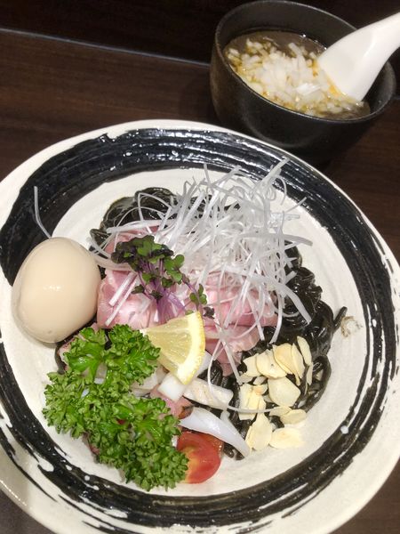 「【限定】鬼濃厚烏賊つけ麺 ￥1300」@寿製麺 よしかわ 西台駅前店の写真