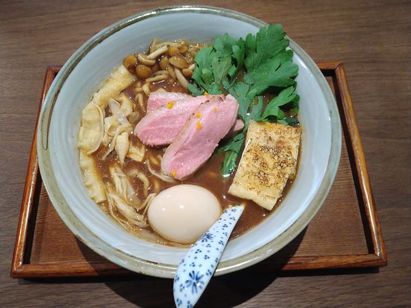 「ra-men赤味噌+味玉¥1050-」@メンドコロ Kinariの写真