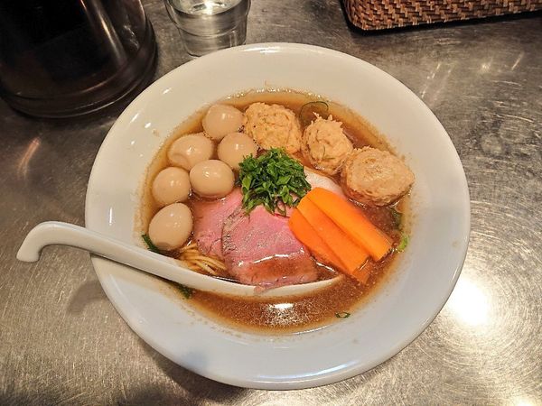 「さんじ名古屋場所 デラ味噌ちゃんこラーメン＋うずら」@さんじの写真