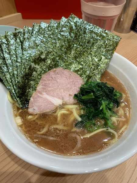 「ラーメン並、のりダブル」@漢ラーメン 室の写真