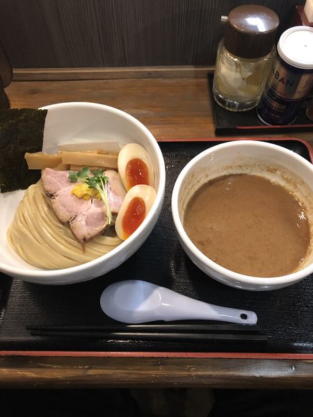 「つけ麺850円➕味玉100円」@濃厚宗田つけめん 麺屋縁道の写真