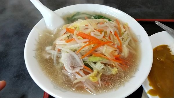 「タンメン（６６０円）」@中華そば 福本屋の写真