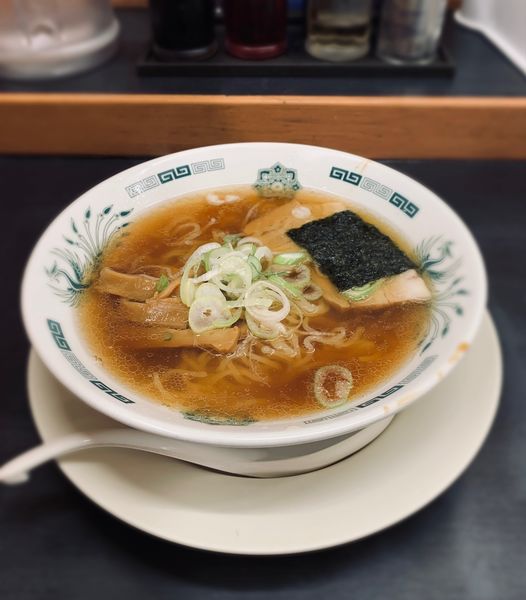 「中華そば（麺固め￥390）」@日高屋 神田西口店の写真