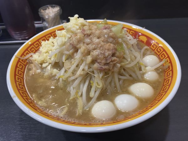「ラーメン（豚1枚）＋うずらの玉子」@えどもんどの写真
