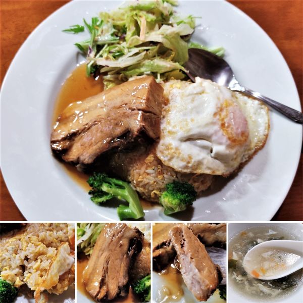 「大肉チャーハン　1078円」@晴晴居酒屋の写真