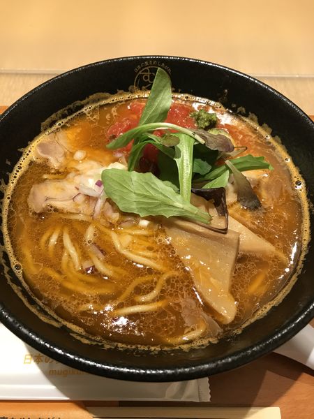 「五ノ神製作所〜オマール海老トマト麺 ¥900」@むぎくらべの写真