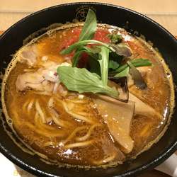 五ノ神製作所〜オマール海老トマト麺 ¥900