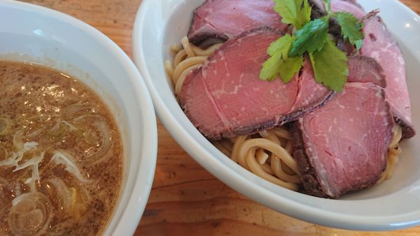 「ローストビーフつけ麺」@つけ麺二代目いさおの写真