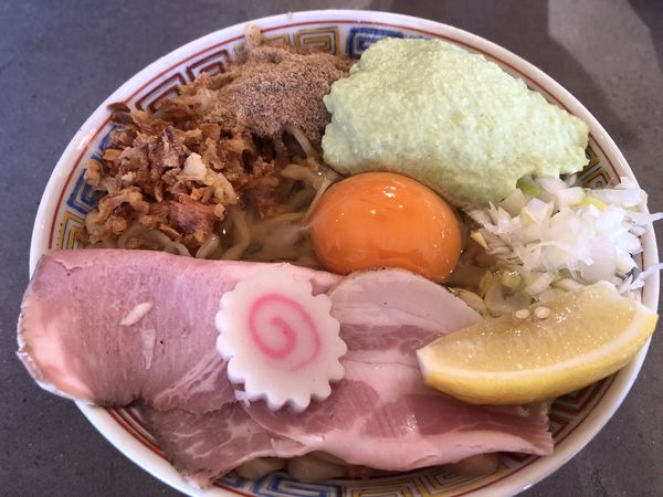 「グルグルまぜそば バカ盛り200g 600円」@GURU GURU SIROHEBI NOODLEの写真