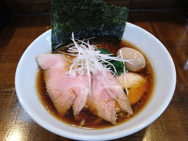 「臥龍鳳雛(特製醤油)¥1000-」@麺屋 龍の写真