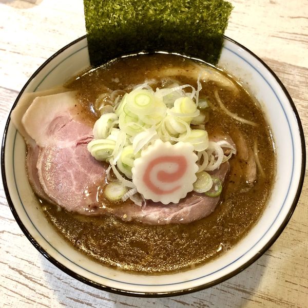 「【気まぐれ限定】鰹と豚骨の中華そば ￥930」@中華そば 四つ葉の写真