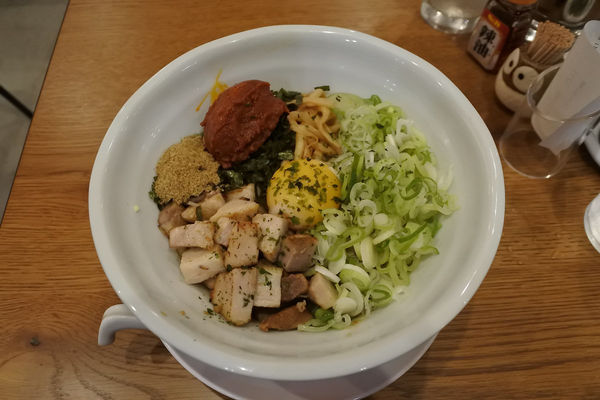 「からみそまぜそば￥８７０」@からみそラーメン ふくろう食堂 ミュープラット大曽根店の写真