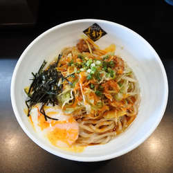 赤マー油ねぎ豚まぜそば￥８８０