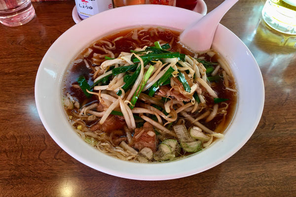 「ニラ肉そば 790円」@中華 喜楽の写真