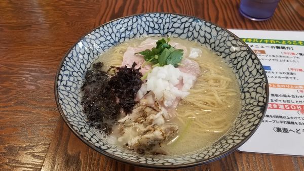 「真鯛の荒炊きSOAB」@拉麺 イチバノナカの写真