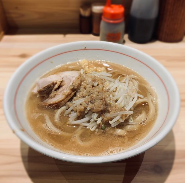 「ラーメン小（極太、他￥870）」@眞久中の写真
