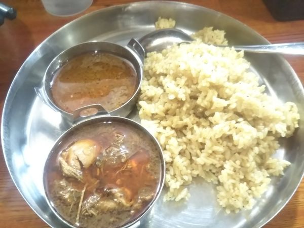 「中華そばカリーセット（カレー）」@新えびすやの写真