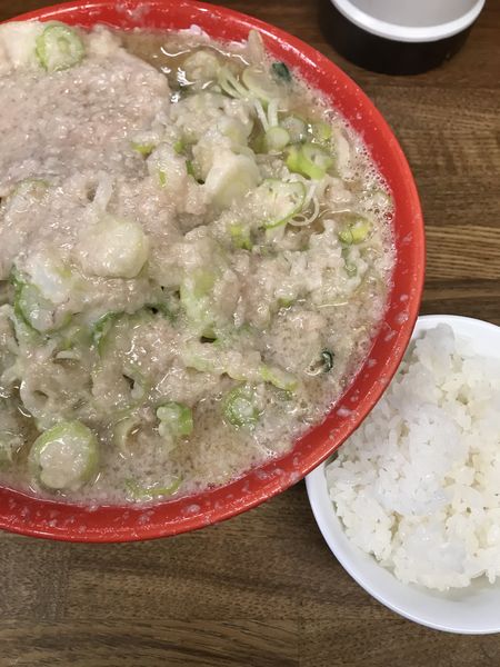「みそらーめん、ギタ、薬味ネギ多め」@らーめん弁慶 門前仲町店の写真