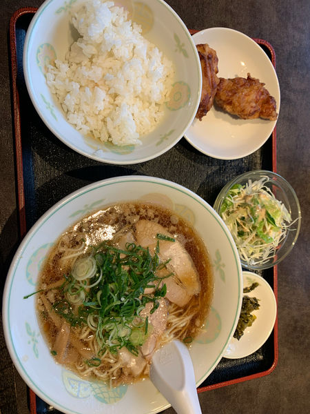 「尾道ラーメン定食　850円」@一龍の写真