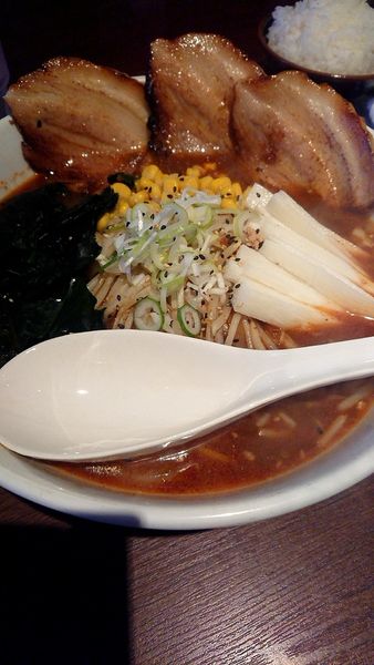 「一番雷ラーメン＋チャーシュートッピング」@風っ子大将の写真