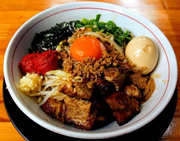 「誤爆台湾まぜそば」@ラーメン・つけ麺 爆王の写真