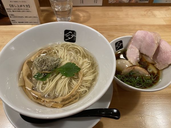 「特製鶏つけそば 和え玉」@中華そば 髙野の写真