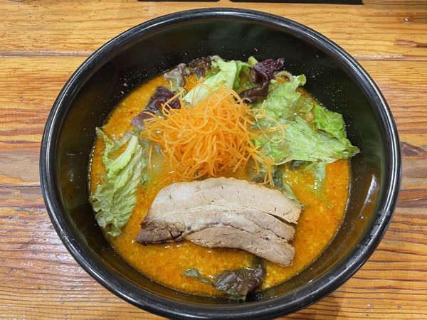 「スパイシー太肉（ターロー）1080円」@麺’s アピタ北方店の写真