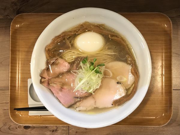 「特製貝と塩のラーメン」@ラーメン 健やかの写真