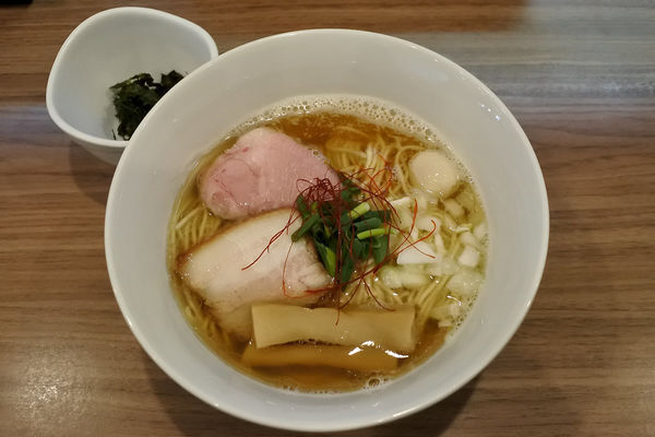 「塩￥８００＋アオサ￥１００」@中華そば 実垂穂の写真