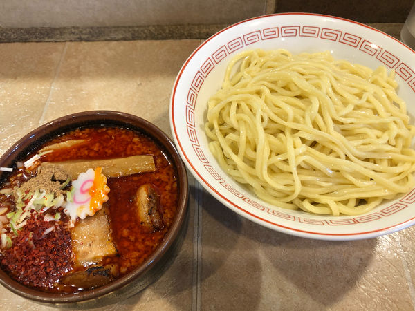 「辛つけ麺」@泪橋 溝の口店の写真