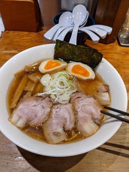 「特製中華そば」@中華そば コヨシ 渋谷店の写真